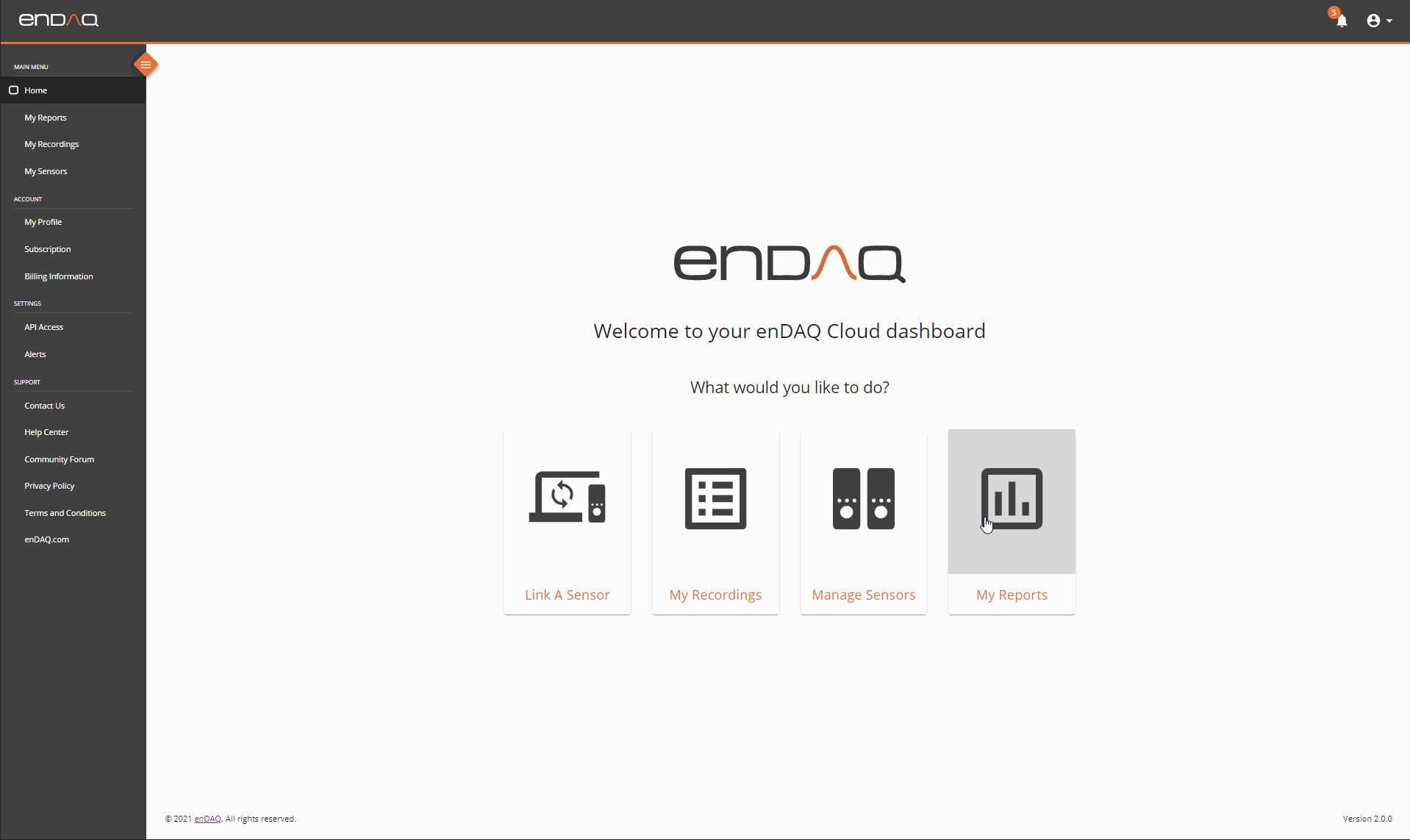 Demonstration of enDAQ Cloud report generation feature